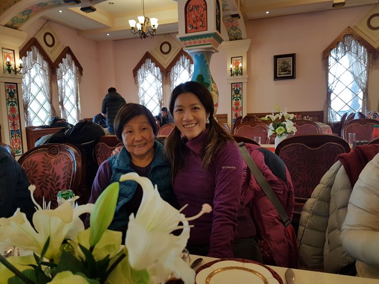 Eating Russian cuisine at Volga Manor - Harbin, China