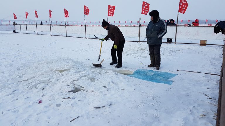 Ice fishing