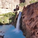 Our first view of Havasu Falls