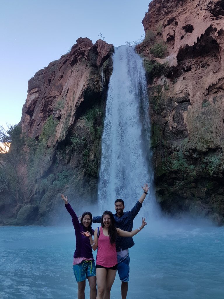 My friends and I at Havasu Falls