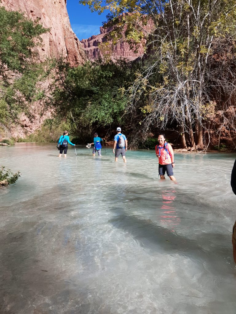 water crossings - Havasupai, AZ