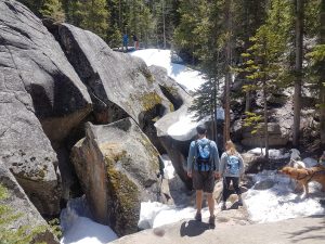 Entrance to The Grottos ice cave