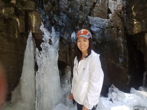 Inside The Grottos ice cave