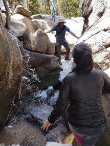 Leaving The Grottos ice cave