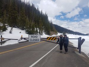 At the end of the road at Rocky Mountain National Park