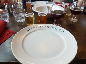 Dinner at Avery Brewing Co