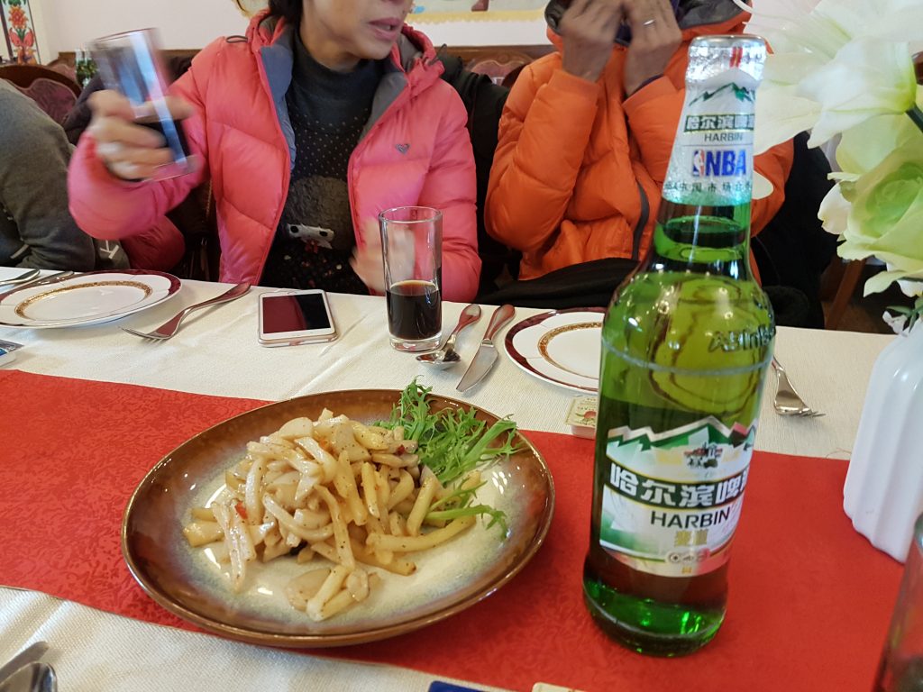 Russian Cuisine at Volga Manor, complete with Harbin beer