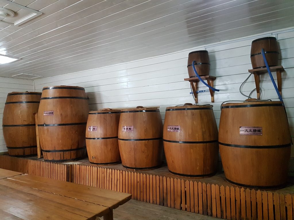 Workshop inside Volga Manor - how they brew Harbin's cider