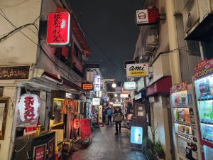 The drinking alleys of Golden Gai in Shinjuku